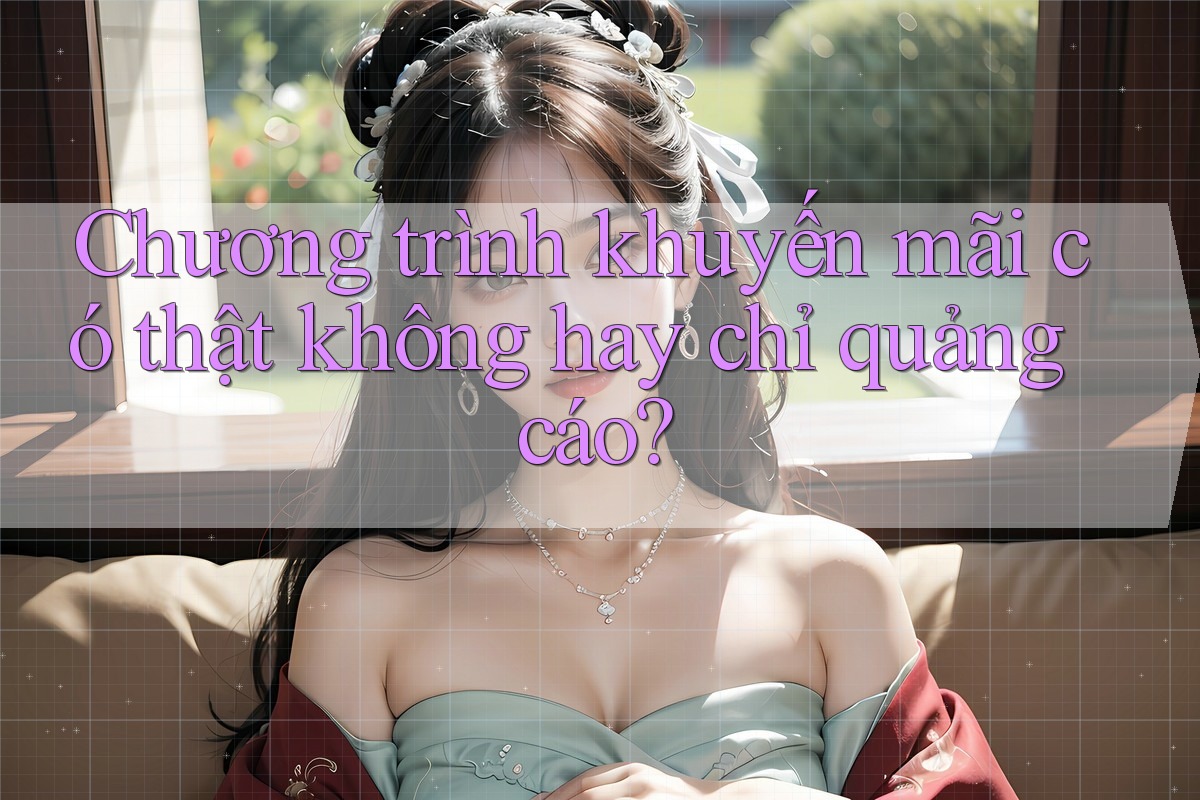 Chương trình khuyến mãi có thật không hay chỉ quảng cáo?
