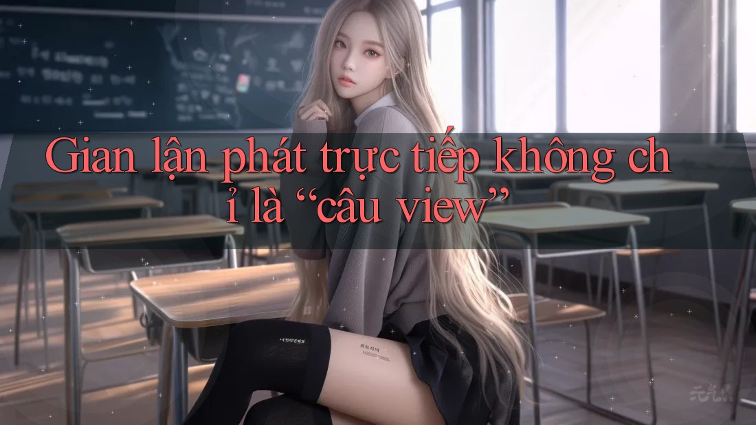 Gian lận phát trực tiếp không chỉ là “câu view”