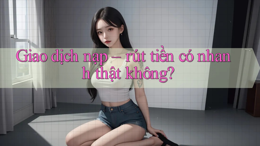 Giao dịch nạp – rút tiền có nhanh thật không?