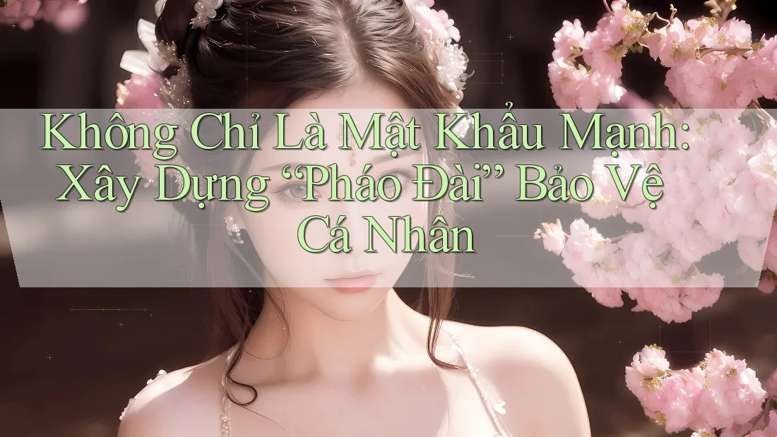 Không Chỉ Là Mật Khẩu Mạnh: Xây Dựng “Pháo Đài” Bảo Vệ Cá Nhân