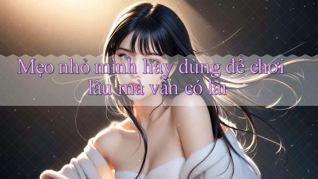 Mẹo nhỏ mình hay dùng để chơi lâu mà vẫn có lãi