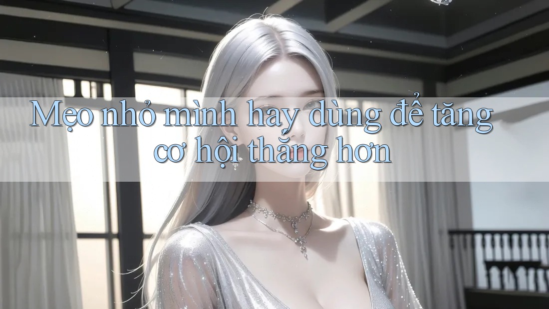 Mẹo nhỏ mình hay dùng để tăng cơ hội thắng hơn