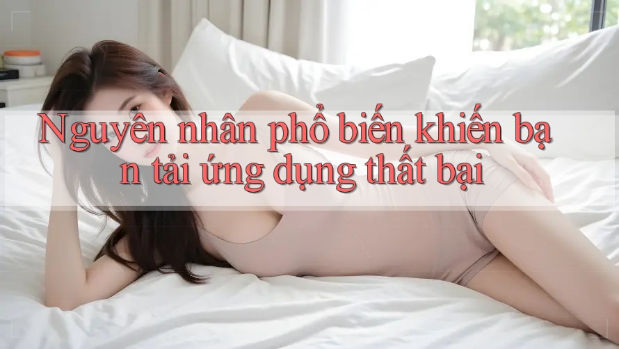 Nguyên nhân phổ biến khiến bạn tải ứng dụng thất bại