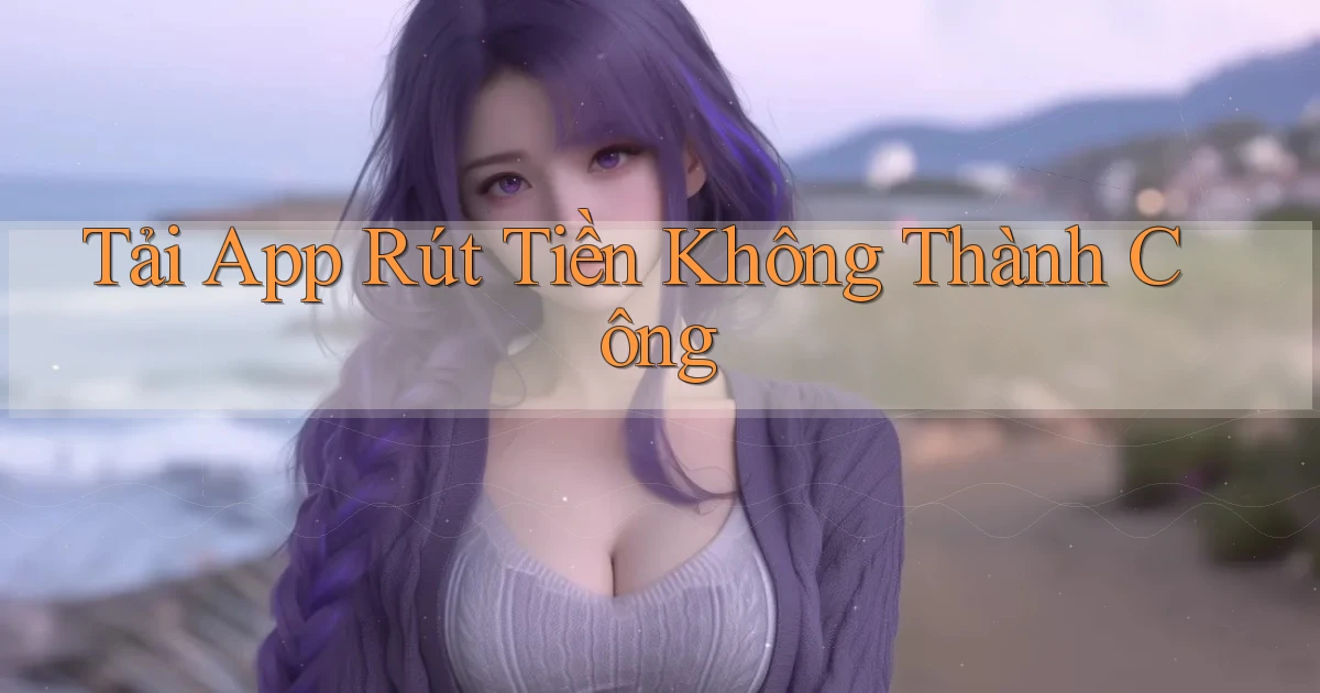 tải app Rút tiền không thành công