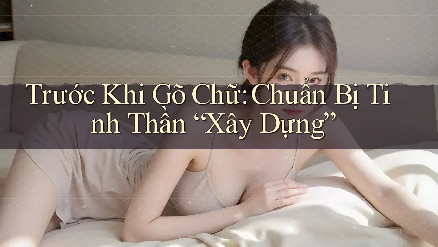 Trước Khi Gõ Chữ: Chuẩn Bị Tinh Thần “Xây Dựng” Trước Khi Gõ Chữ: Chuẩn Bị Tinh Thần “Xây Dựng”